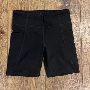Athleta Girl biker shorts.